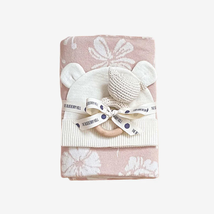 floral baby gift set