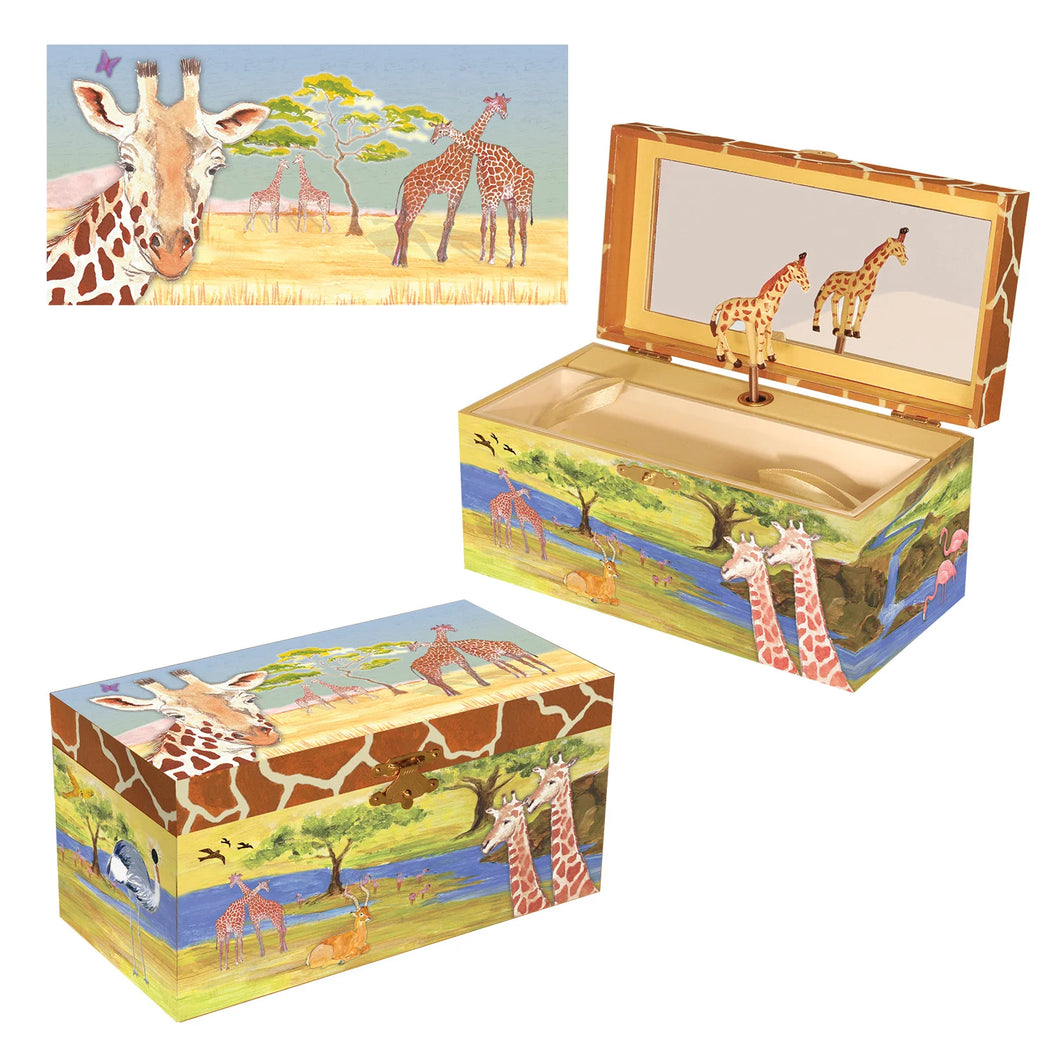 Giraffe music box