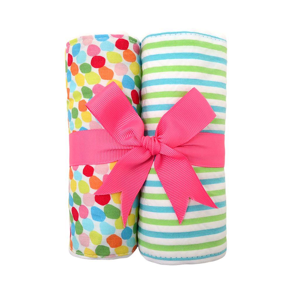 Pink Tennis Set of Two Burps